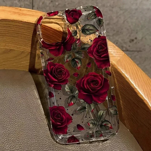 Custodia iphone vintage - custodia, rosso