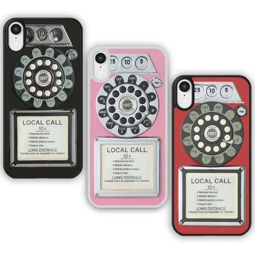 Custodia telefono vintage - telefono,