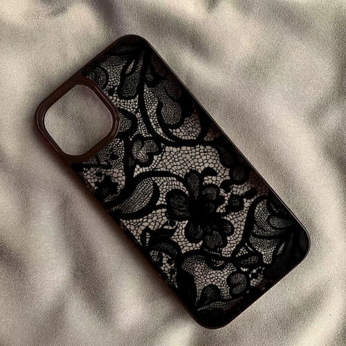 Custodia vintage lusso nera